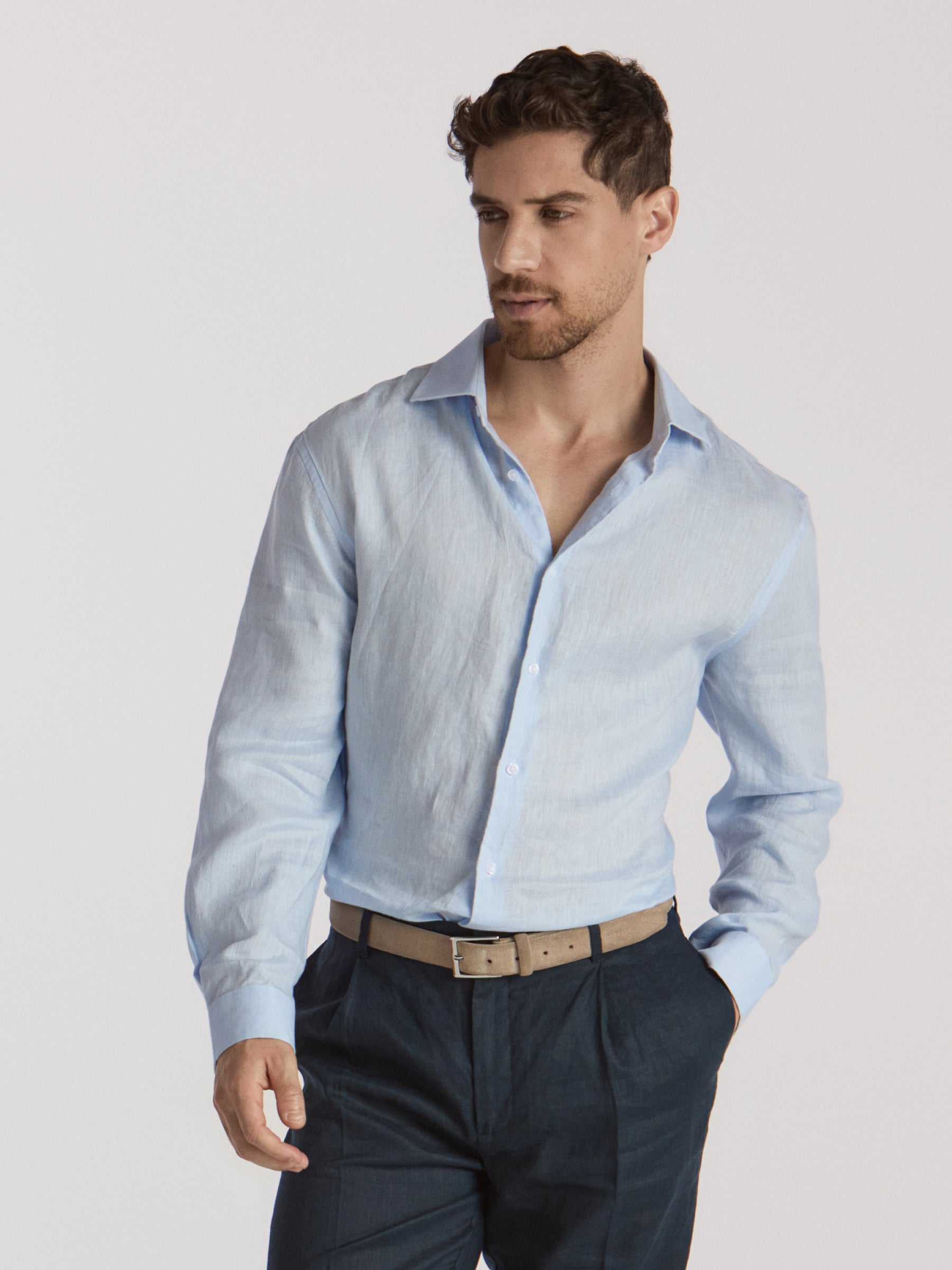 Poseidon Linen Shirt
