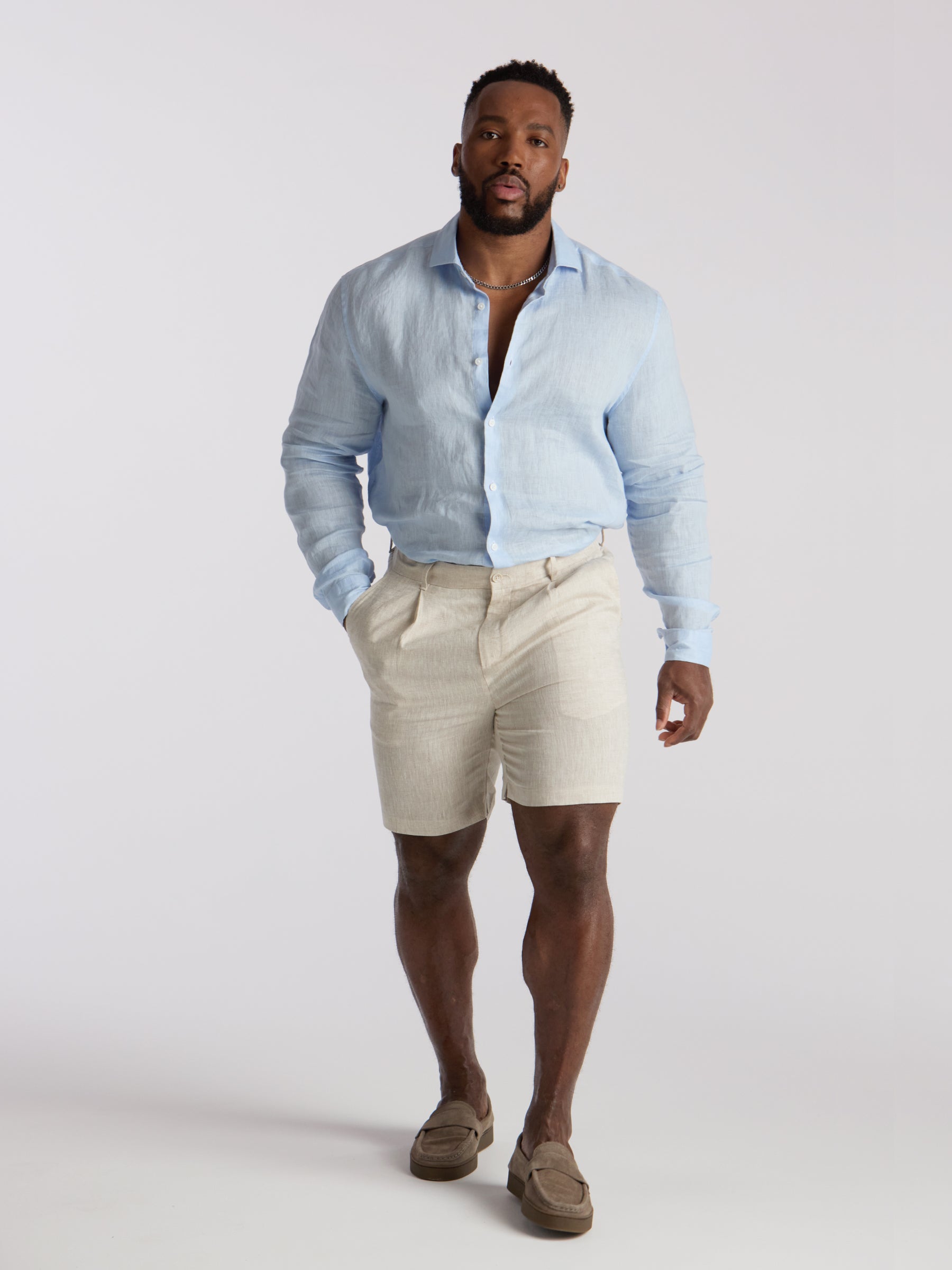Zeus Linen Shorts