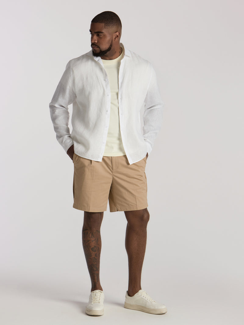 Hercules Cotton Shorts - Camel
