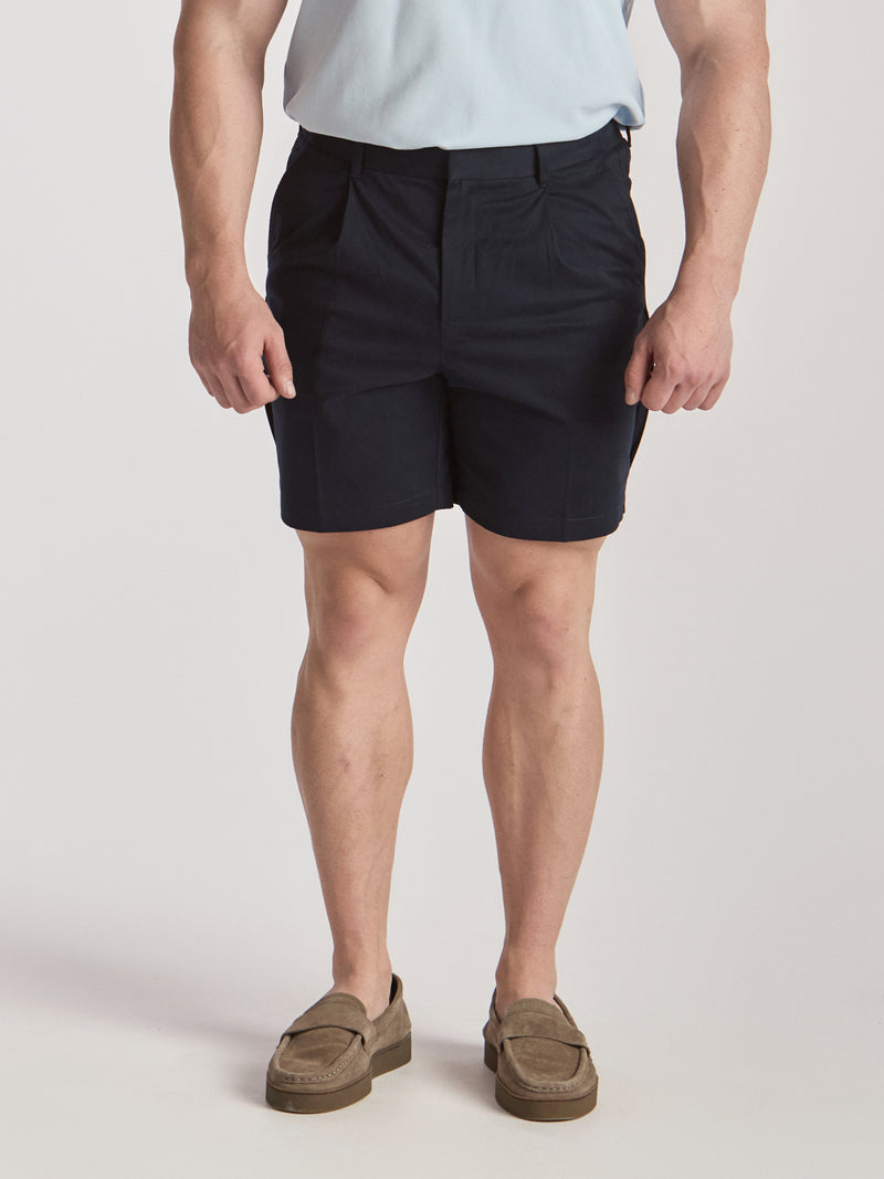 Hercules Cotton Shorts - Navy