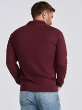 Hercules Merino Wool Polo - Burgundy