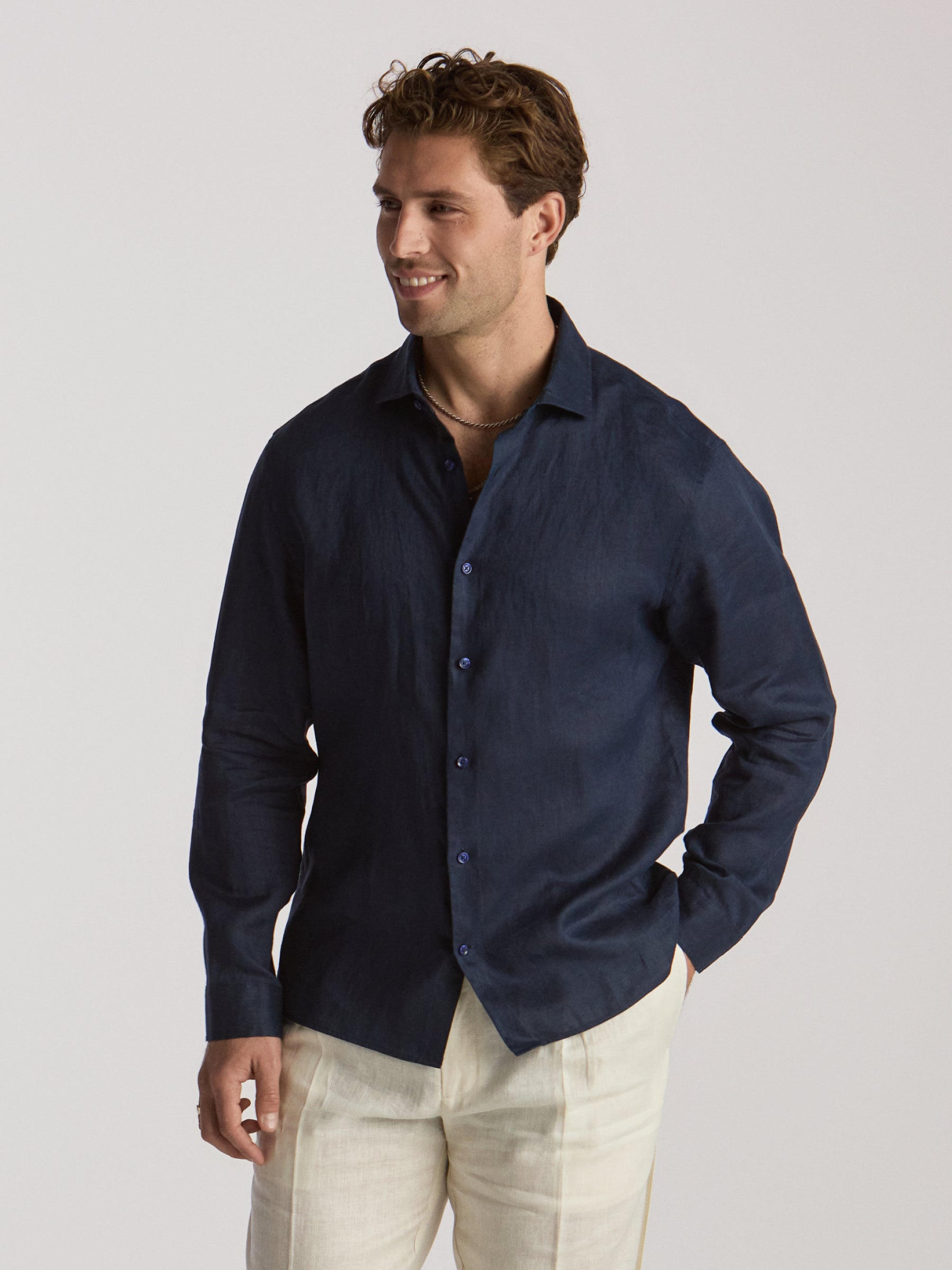 Poseidon Linen Shirt