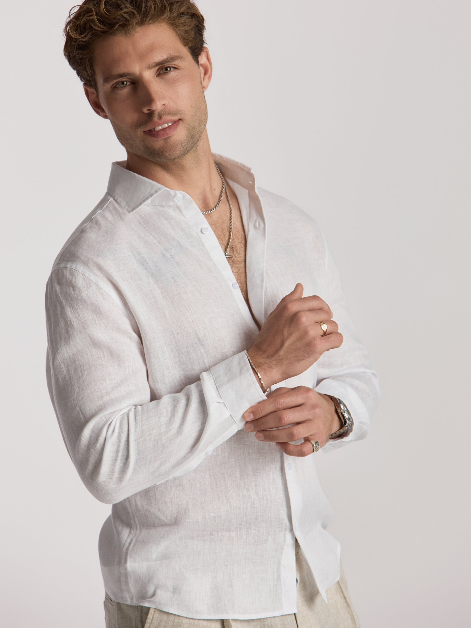 Poseidon Linen Shirt