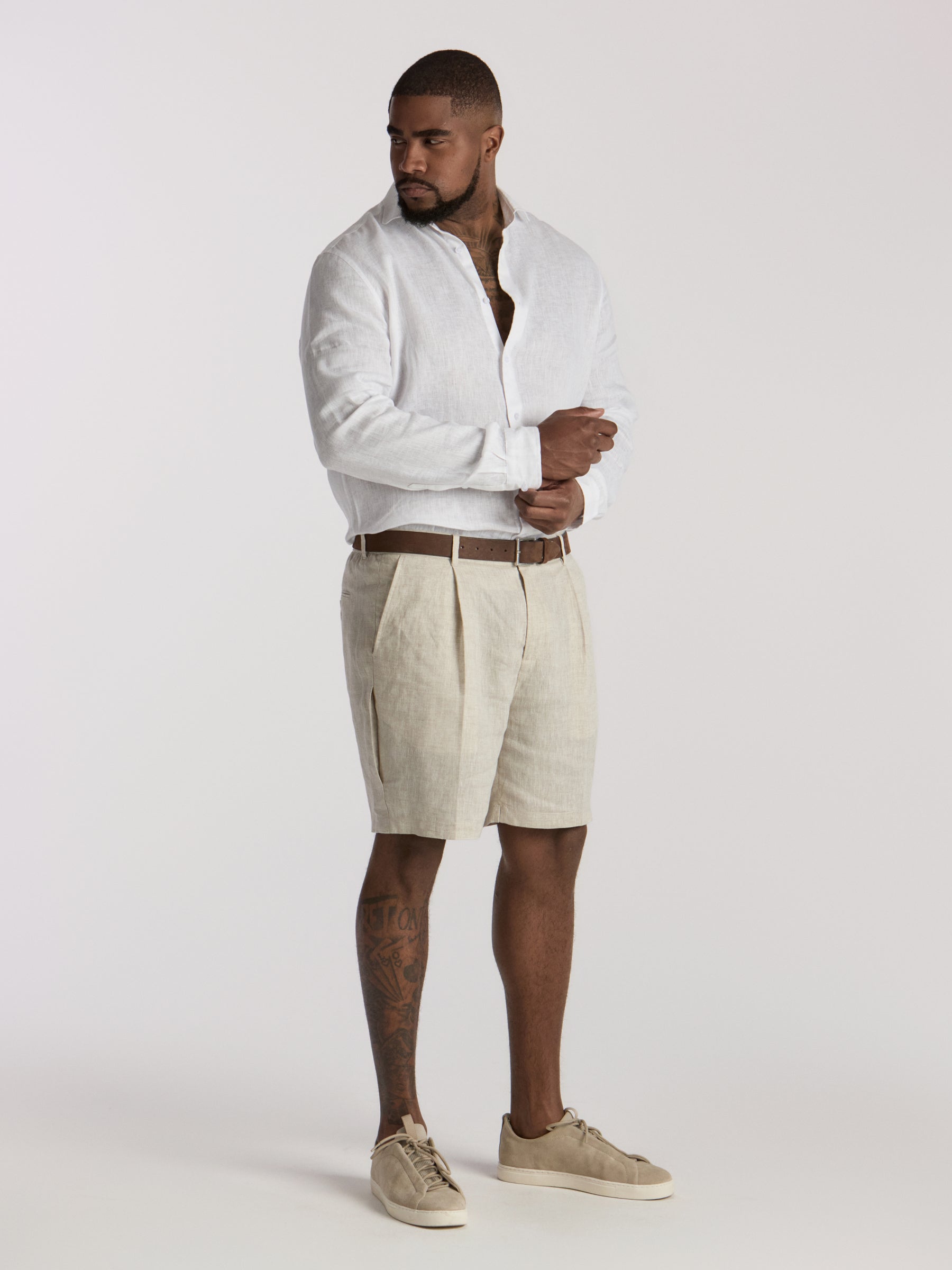 Hercules Linen Shorts